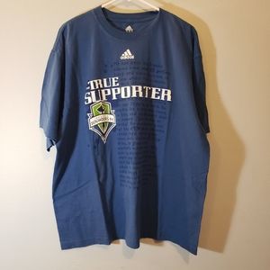 Adidas Seattle Sounders The True Supporter T-Shirt Size XL